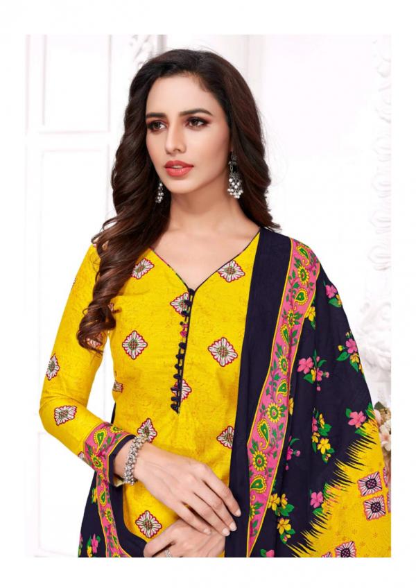 Dr. Bansi Vol-2 Cotton Designer Exclusive Patiyala Dress Material